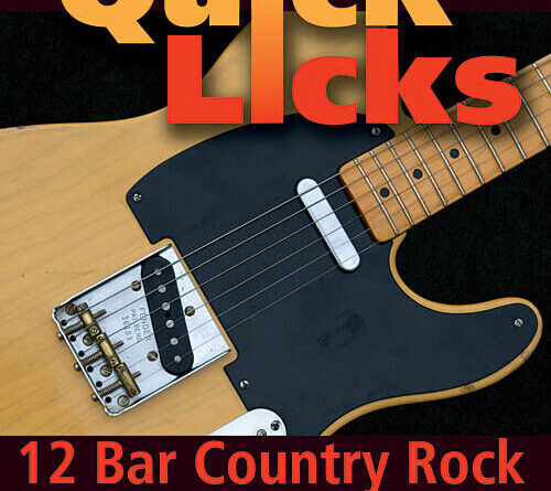 12-Bar Country Rock Quick Licks for Guitar Lessons Albert Lee Style Video DVD