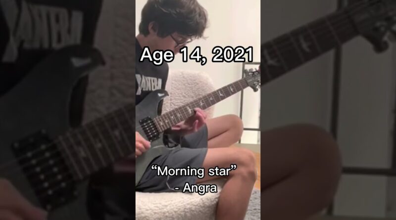 13 years of GUITAR PROGRESS in 60 seconds #shorts