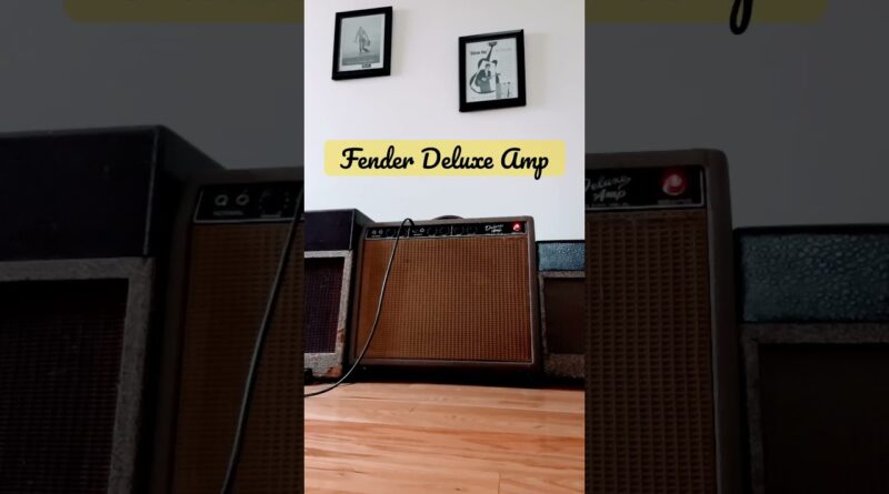 1962 Fender Deluxe Amp turn it up to 4 with Heritage H535! #blues #overdrive #fenderdeluxe