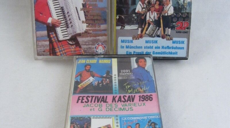 3 Cassette LOT Festival Kasavb 1986 Decimus, Schorsch Pfeiler, Stuart Anderson