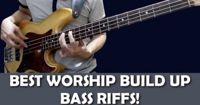 4 BASS Riffs you can play during Worship Build Up