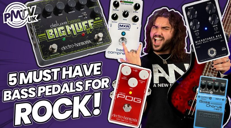 5 Essential BASS Guitar Pedals For Rock!