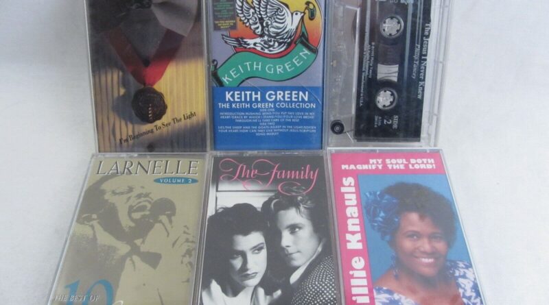 6 Cassette LOT Religious, The Family, Keith Green, Larnell, Lillie Knauls (mint)