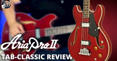 ARIA PRO II TAB-CLASSIC Bass Review // Vintage tone and then some?