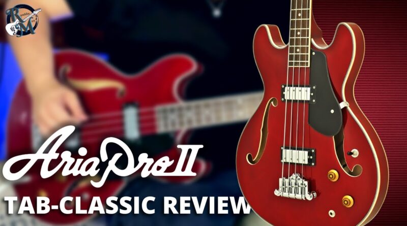 ARIA PRO II TAB-CLASSIC Bass Review // Vintage tone and then some?