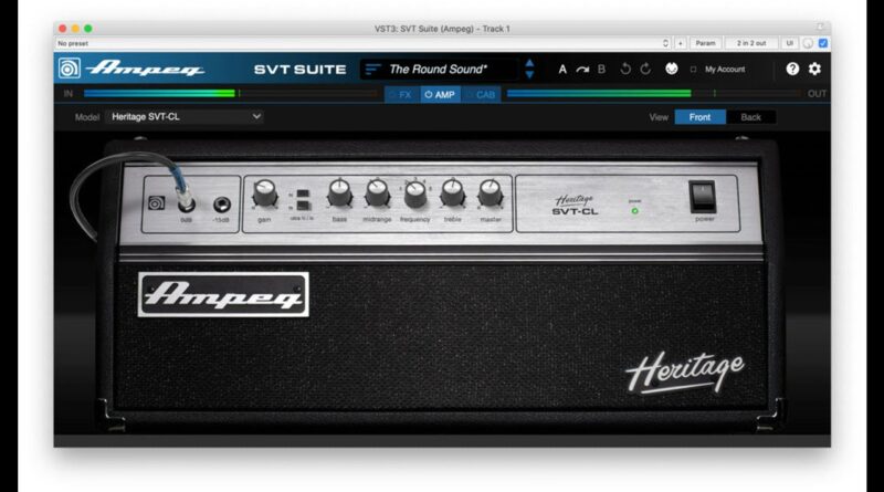 Ampeg announces SVT Suite - Ampeg Bass Amp Tone