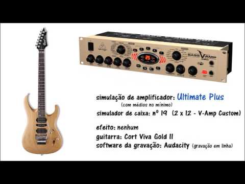 BEHRINGER BASS V-AMP PRO - ELECTRIC GUITAR - Heavy Metal Tone Test