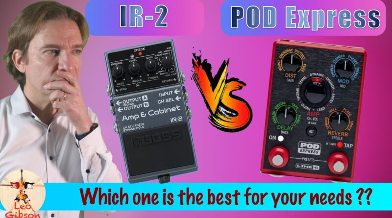 BOSS IR2 vs Line 6 POD Express: detailed technical comparison