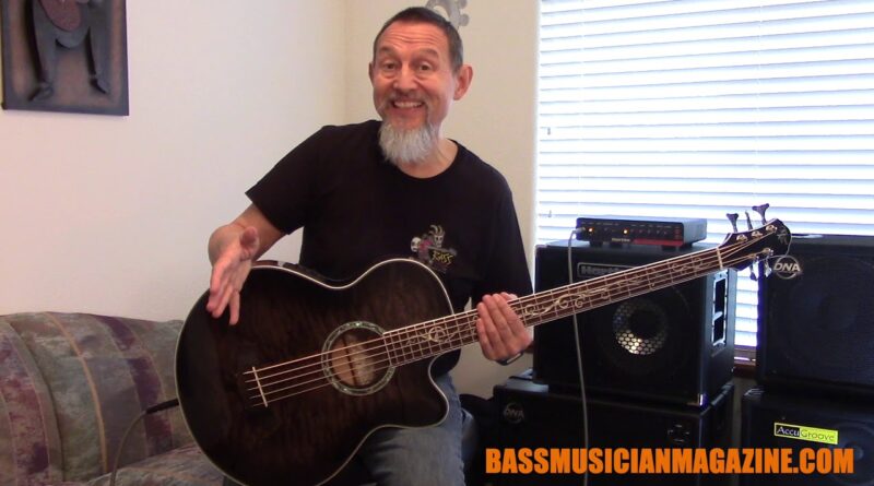 Bass Musician Magazine Reviews - Michael Kelly Dragonfly 5-String Acoustic Bass