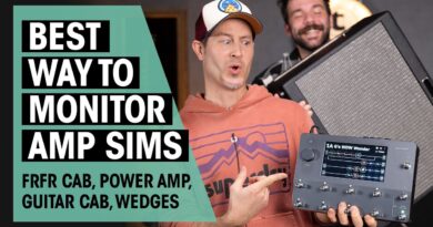 Best Ways To Amplify Amp Modellers | FRFR or Guitar Cab? | Thomann