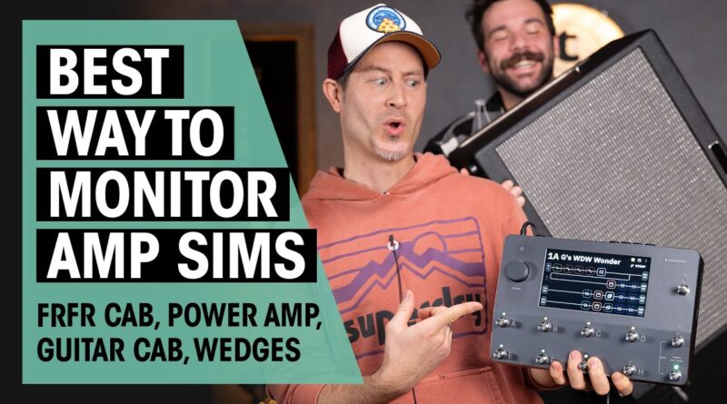 Best Ways To Amplify Amp Modellers | FRFR or Guitar Cab? | Thomann