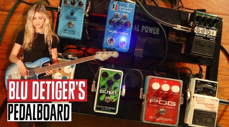 Blu DeTiger's Pedalboard