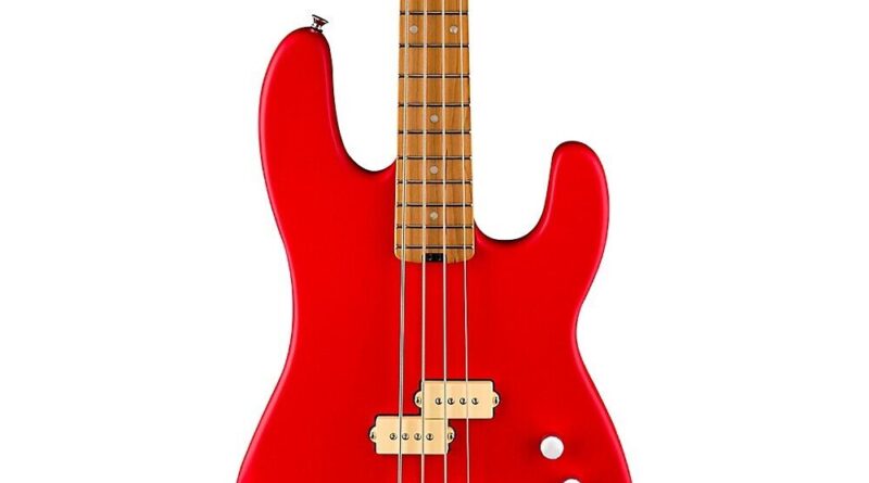 Charvel PM SD PJ IV MAH Bass Guitar Satin Ferrari Red