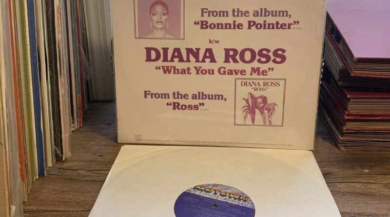 DIANA ROSS - BONNIE POINTER RARE!!Promo What You Gave Me / Free From My Freedom