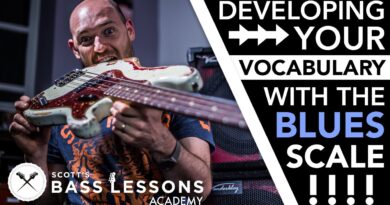 Developing Your Vocabulary with the Blues Scale /// Scott's Bass Lessons