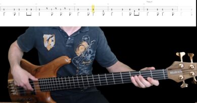 Dire Straits - Sultans Of Swing Bass Cover with Playalong Tabs in Video