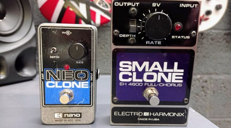 Electro-Harmonix Small Clone Vs Neo Clone Pedal Comparison