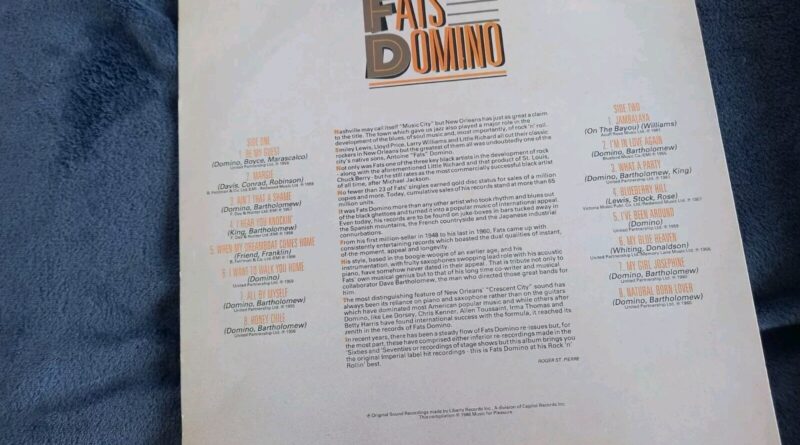 Fats Domino - 16 Great Tracks (LP, Comp, Mono)