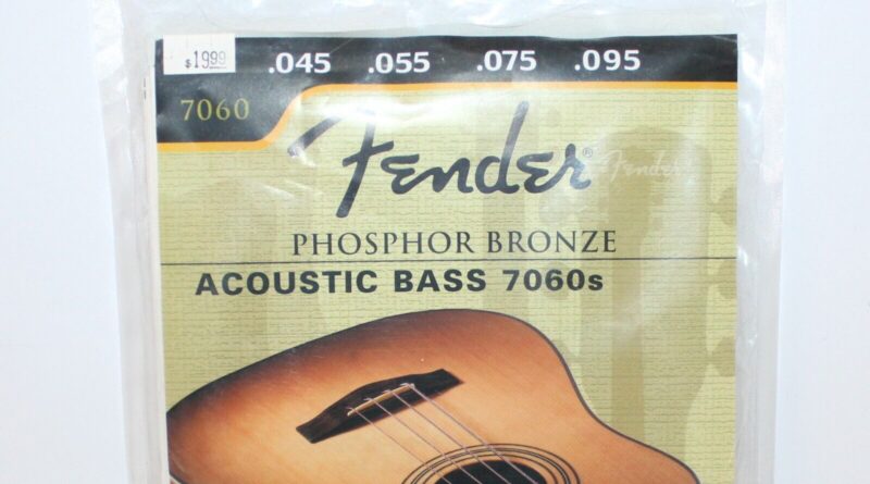 Fender 7060s Phosphor Bronze  Acoustic Bass Guitar Strings 45-95  Old Stock