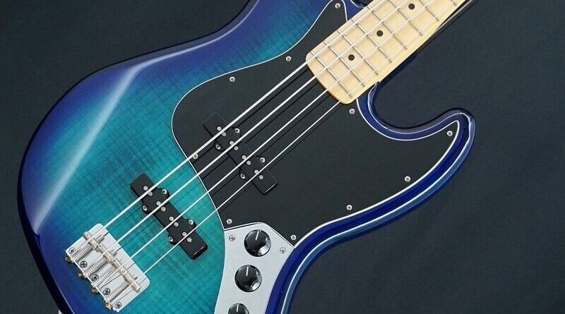 Fender MEX Player Jazz Bass Plus Top Blue Burst Electric Bass Guitar