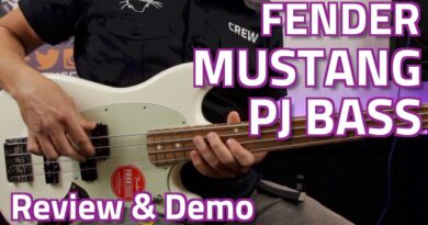 Fender Mustang PJ Bass (Pau Ferro Fretboard) - Review & Demo