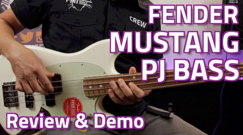 Fender Mustang PJ Bass (Pau Ferro Fretboard) - Review & Demo