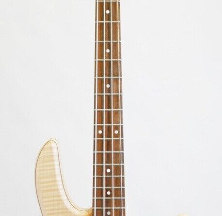 Fodera Monarch Standard 4 Strings Gold Hardware USA Solid Electric Bass Guitar