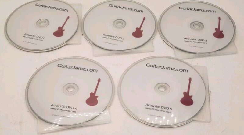 Guitar Jamz Acoustic DVD 1-5 Instructional