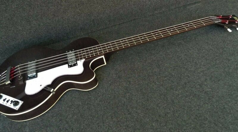 HOFNER HI-CB-PE-TBK IGNITION CLUB BASS GUITAR Trans Black  B STOCK