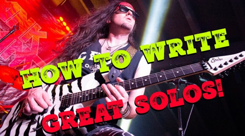 How to Write GREAT Guitar Solos with Uncle Ben Eller!