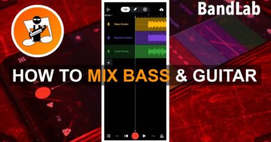 How to mix your bass and guitar tracks in Bandlab