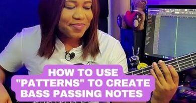 How to use "patterns" to create bass passing notes | Beginner bass tutorial