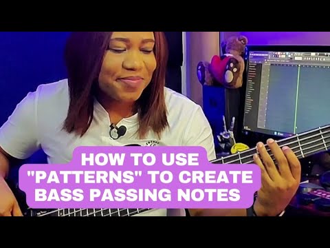 How to use "patterns" to create bass passing notes | Beginner bass tutorial