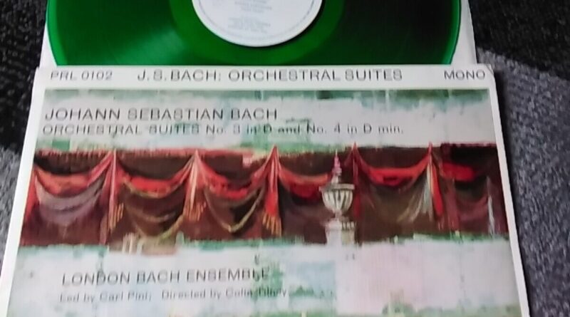 Johann Sebastian Bach - London Bach Ensemble Carl Pini Colin Tilney LP PRL 0102