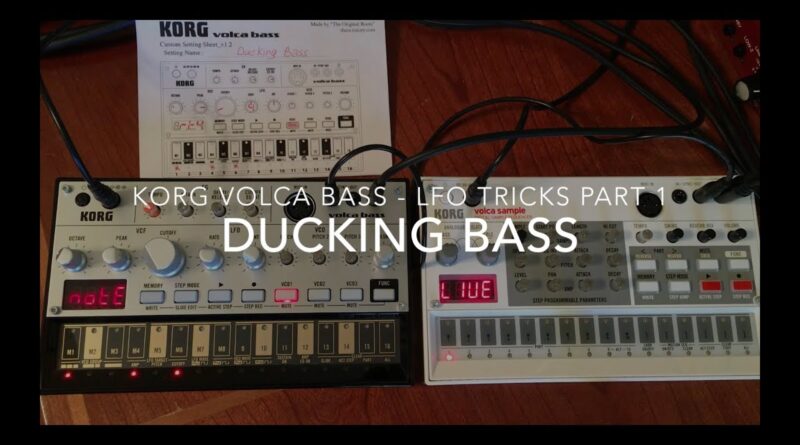 Korg Volca Bass - LFO Tricks Part 1