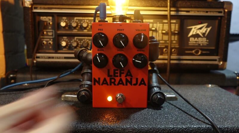 LEFA NARANJA DESTROY BASS PREAMP