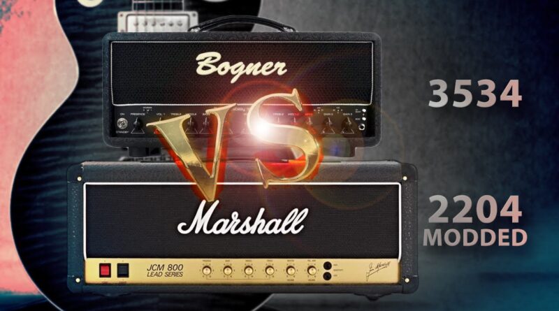 Marshall JCM 800 Vs Bogner Ecstasy 3534