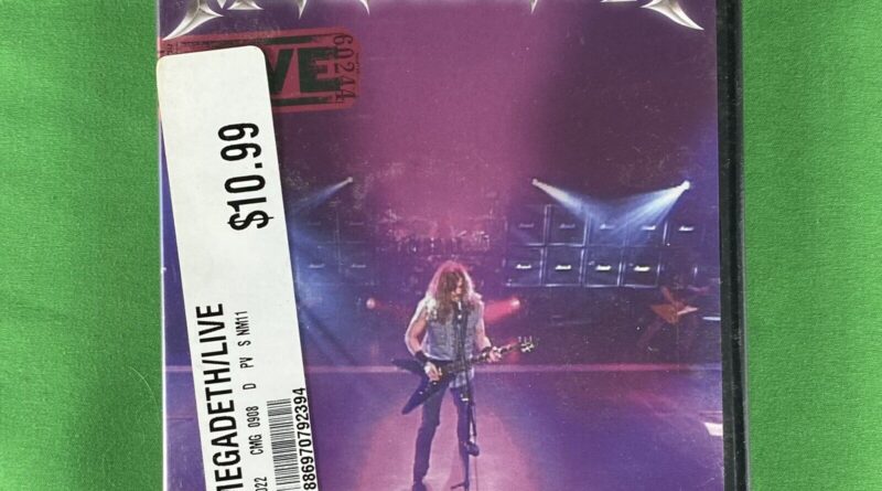 Megadeth Live DVD 2007 Sanctuary AVD707923 Sony Thrash Metal Factory Sealed