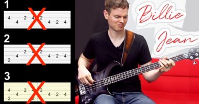 Michael Jackson - Billie Jean... Playing it the RIGHT Way?!? // BASS COVER + Play-Along Tabs