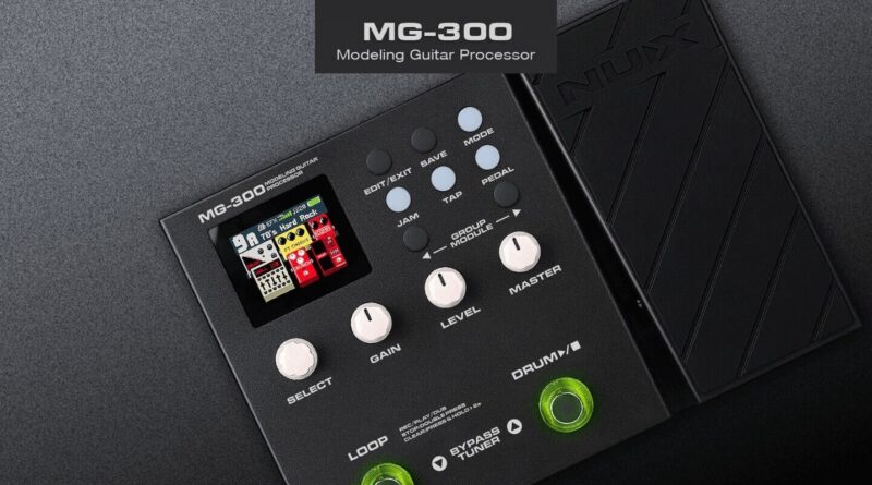 NUX MG-300  Modeling Guitar Processor Effects Pedal BRAND NEW SEALED bass amp