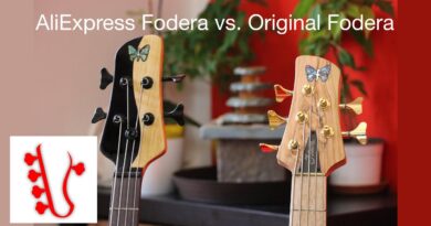 Original Fodera Richard Bona Bass vs. AliExpress Fake Fodera Yin Yang Bass