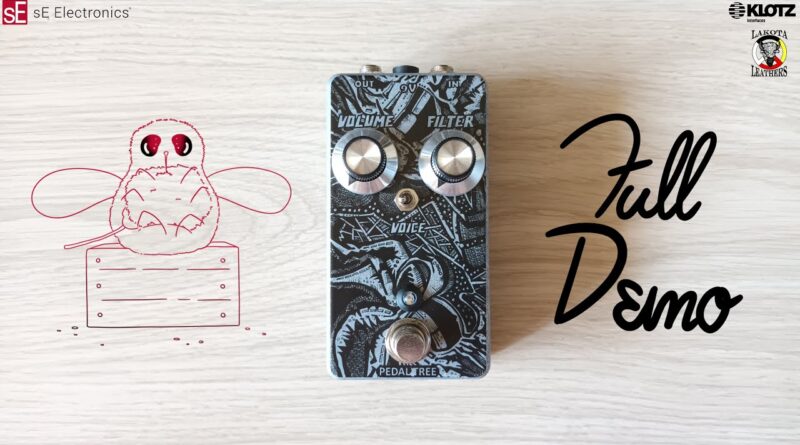 Pedal Tree FlyTrap DEMO + REVIEW | Synthy Gated Fuzz | Fender American Original 50's Strat & BASS!