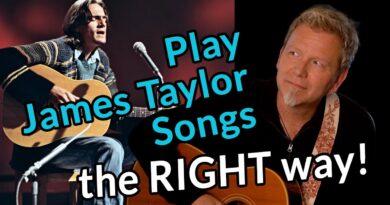 Play guitar (EXACTLY) like JAMES TAYLOR!