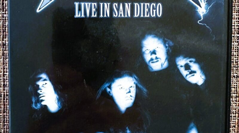 RARE Metallica Live In San Diego 1992 Black Album Tour Concert DVD (LIKE NEW)