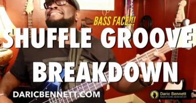 SHUFFLE GROOVE BREAKDOWN pt1 | Bass Lessons, Tips & Licks ~ Daric Bennett's Bass Lessons