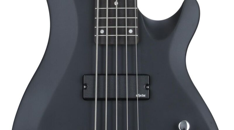 Schecter C-5 Deluxe Bass Guitar - Satin Black