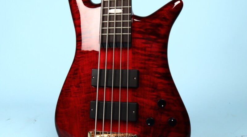 Spector Euro 5 LX 5-String Bass Guitar – Black Cherry Gloss