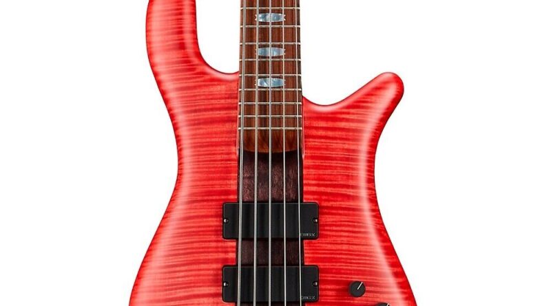 Spector USA NS-5 5-String Bass Guitar Hyper Red