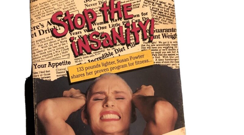 Stop The Insanity Foundations of Wellness Susan Powter Cassette 1993 (opened Box