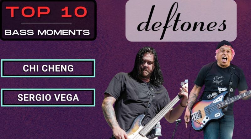 Top 10 Deftones Bass Moments (Chi Cheng, Sergio Vega) | (With tabs)